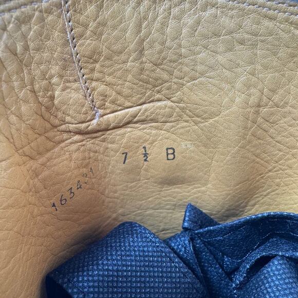 Gucci Tall Combat Brown Leather Boots 7.5 - Picture 11 of 15